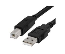 Cable USB 2.0 para Impresora GIGATECH CUIMP2-5.0 Macho A/Macho B/5 m/Negro