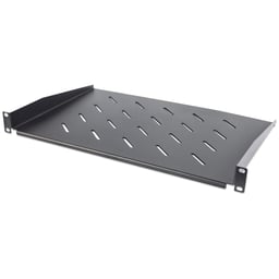 Charola P/Rack 19" Intellinet 714891 1U Espacio de Montaje En Rack/35CM/Ventilada/25KG/Color Negro