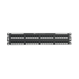 Patch Panel Punchdown 48Ptos Cat6. 2UR Panduit NK6PPG48Y