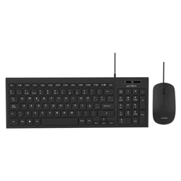 Kit Teclado Y Mouse Alámbrico ACTECK Creator Compact MK235 USB-A Español 96 Teclas Mouse 1200DPI NEGRO