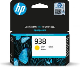 Cartucho de Tinta HP 4S6X7PL 938 Amarillo, 800 Paginas