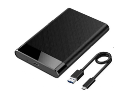 Gabinete Externo Para SSD y HDD 2.5" Gigatech ACC-350/USB-C/Color Negro