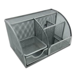 Organizador Nextep NE-175P De Malla Metalica / Con 7 Secciones / Plata