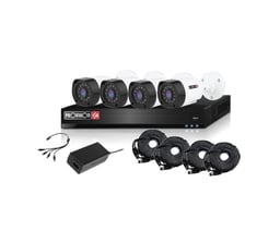 Kit de Videovigilancia Provision ISR PAK4LIGHTCC2MP-28 /4 Camaras de 2MP Policarbonato/4 Cables Siames de 20M/Fuente de 12V/3A/Pulpo de 4 Salidas/No Incluye HDD