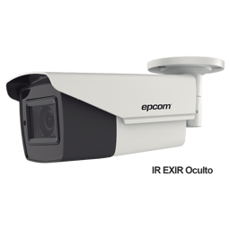 Camara Bullet Epcom B4K-TURBO-Z, TURBOHD 4K/ 8MP/ 2.7mm-13.5mm/ IR EXIR 80mts/ IP7/ DWDR