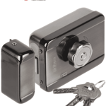 Cerradura Eléctrica Inteligente Con Cierre Automático Dahua DHI-ASF601A, 12 VDC/ Bidireccional/Aplicaciones En Puerta De Madera, Metal, Emergencia Compatible Con Videoporteros Y Controles De Acceso
