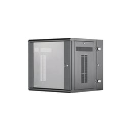 Gabinete Panzone de Montaje en Pared Panduit de 19"/ Puerta con Ventana de Seguridad/ 12 UR/ Negro, PZWMC1230W