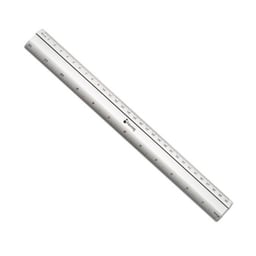 Caja C / 6 Piezas De Reglas Nextep NE-023 Metalica De Aluminio / 30CM