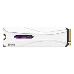 Unidad de Estado Sólido SSD M.2 1TB + 1GB DRAM Biwin X570H PRO/PCIe 5.0/14000 MB/s de Lectura/10500 MB/s de Escritura/Con Disipador/Blanco/BX570DH01TB-RGX