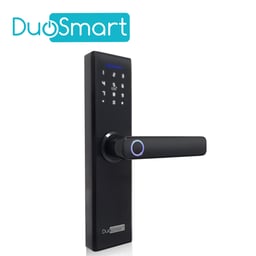 Cerradura Biometrica Duosmart F20, WIFI 2.4 GHZ, Acepta Tarjetas MF/ Huella Digital/ Contraseña y Llave, Puerto de Alimentacion Emergente MicroUSB