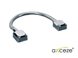 Pasacables Metalico Axeceze AX-LOOP20 Instalacion Sobrepuesto/Diametro de 12.7mm/Ideal Para Proteger Cables en Zonas de Posible Aplastamiento