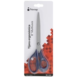 Tijera Nextep NE-141O de 8"/Grande/Multiusos/Azul
