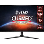 Monitor 27" MSI Gaming G274CV LCD/ Curvo/ Full HD/ VESA/ 75HZ/ 1MS/ Negro
