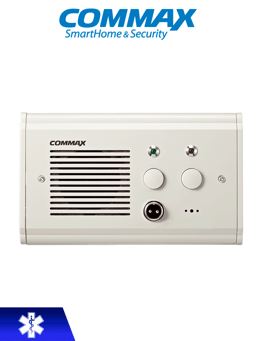 Subestacion de Cama Commax JNS-4CS Para Sistema de Llamado de Enfermeria/Comunicacion Por Voz Con la Unidad JNS70MN/Soporta Boton Pulsador CC200/Botones de Emergencia