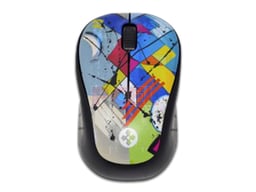 Mini Mouse Inalámbrico Naceb Technology NA-0118A Óptico Arty/ USB/ 1000DPI/ Multicolor