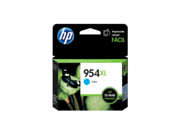 Cartucho de tinta HP 954XL cian alto rendimiento L0S62AL