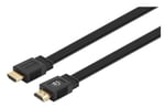 Cable HDMI 2.0 Plano de 3.0 Metros Manhattan 355629, de Alta Velocidad, 4K