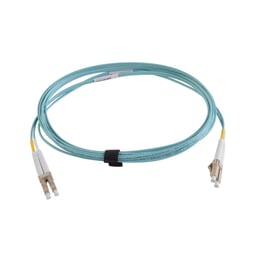 Jumper De Fibra Óptica Multimodo 50/125 XGLO OM4 LC-LC Dúplex OFNR Aqua 7m SIEMON FJ2-LCLC5V-07AQ