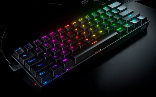 Teclado Mecanico TKL Redragon Dragonborn K630-RGB Color Negro