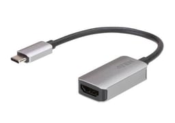 Adaptador USB-C A HDMI 4K ATEN UC3008A1 Aluminio Compatible Con IPad Pro Android MacOS Y Windows