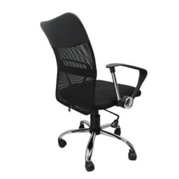 Silla Ejecutiva Nextep NE-650E Tela/ Altura Ajustable/ Reclinable/ Base Giratoria/ Color Negro