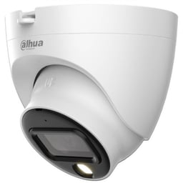 Camara Mini Domo Dahua DH-HAC-HDW1209TLQN-LED-S3 De 2MPX / 2.8MM / 106° De Apertura / Ofrece Vision Nocturna De 30M / Instalacion Rapida / IP67 / Tecnologia Starlight Y DWDR