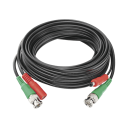 Cable Coaxial Epcom Powerline DIY-5M-HD 5MTS, BNC RG59, Siames, Extension de Cable Para 4K, Color Negro