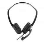 Diadema VORAGO HS-400 Micrófono Giratorio USB Negro