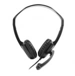 Diadema VORAGO HS-400 Micrófono Giratorio USB Negro