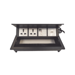 Caja Horizontal Tipo HUB Para Escritorio Thorsman THMC-HBOX Color Negro