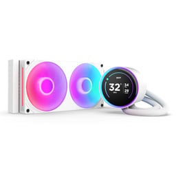 Enfriamiento Liquido NZXT Kraken Elite 240 RGB / 2x120mm / Color Blanco / RL-KR24E-W2