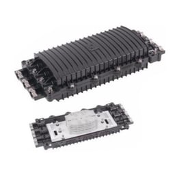 Caja de Distribucion de Fibra Optica Horizontal Linkedpro Hasta 96 Empalmes/Exterior IP68/3 Puertos de Entrada y Salida/LP-SCH96-3