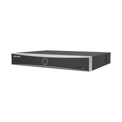 NVR 8 Canales IP Hikvision DS-7608NXI-K1/8P 12MP/ 4K 8 Puertos POE+/ Reconocimiento Facial/ Acusense/ 1 Bahias de Disco Duro/ HDMI en 4K