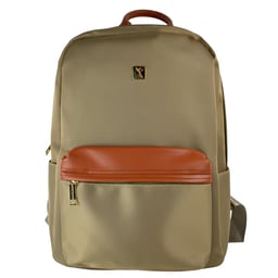 Mochila para Laptop 15.6" Perfect Choice Sahara de Poliéster Diseño Ejecutivo Café-Naranja