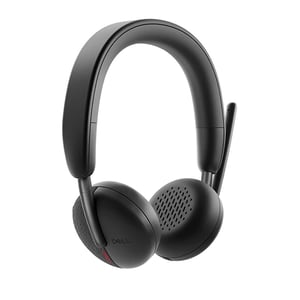 Diadema inalámbrica Dell Pro WL3024 con micrófono / Bluetooth 5.3 / USB-C / Cancelación de ruido con IA / Hasta 41 h de audio / Negro