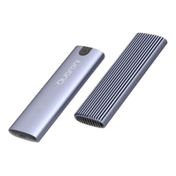 Gabinete Externo USB Tipo C Quaroni EM2TL1 Para SSD M.2 NVME/Compatibilidad 2280/Aluminio