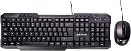 Kit Teclado Y Mouse Alámbrico NACEB TECHNOLOGY NA-618N USB Español Negro