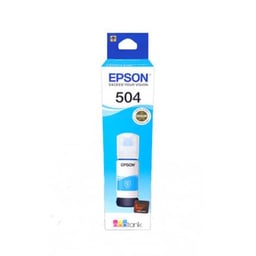 Botella de tinta Epson T504 Cyan Ecotank 70ml DYE T504220-AL