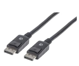 Cable Displayport 1080P Manhattan 393799 2 Metros Negro