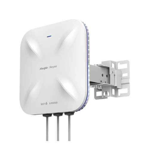 Access Point Ruijie RG-RAP6260(H)-D Exterior, WI-FI 6, 5.95GBPS, MU-Mimo 4X4, Filtros Anti Interferencia y Auto Optimizacion Con IA, Puerto Eth 2.5G y SFP