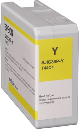 Cartucho de Tinta Epson SJIC35P C13T44B420 Amarillo, Para ColorWorks C6000