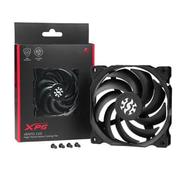 Ventilador Adata XPG Vento 120MM Negro, VENTO120-BKCWW