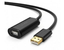 Cable De Extensión Activo USB 2.0 UGREEN 10326 30 Mts / Macho-Hembra / Booster Individual FE1.1S Incorporado
