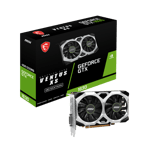 Tarjeta de Video MSI Nvidia Geforce GTX 1630 Ventus XS 4G OC / 4GB/ GDDR6/ 64BIT/ 1815MHZ/ HDMI/ PCI Express X16 3.0