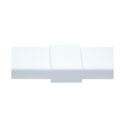 Pieza de unión THORSMAN color blanco de PVC auto extinguible, para canaleta PT48 (6180-01002), PT-48-U