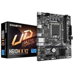 Tarjeta Madre Gigabyte H610M K V2 Socket 1700/2XDDR5/HDMI/DP/PCIE 3.0/Micro ATX