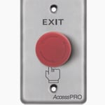 Boton de Paro de Emergencia ACCESSPRO APBSEMC Color Rojo/ Tipo Enclavado
