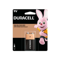 Bateria Alcalina Duracell Tipo 9V, 41333001043