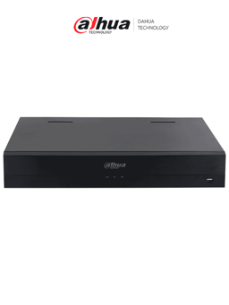 NVR 32 Canales IP Dahua DHI-NVR5432-EI2 de 32MPX/AcuPick/WizSense/SmartH.265+/Rendimiento de 448MBPS/4 Bahías para Discos Duros/Detección y Reconocimiento Facial/ANPR/SMD/EPI/E/S de Alarma y Audio/8K HDMI Output