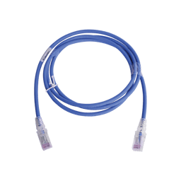 Cable de red Siemon MC6 modular cat6 UTP CM/LS0H, de 1.5 metros color azul, versión bulk, MC6-05-06B